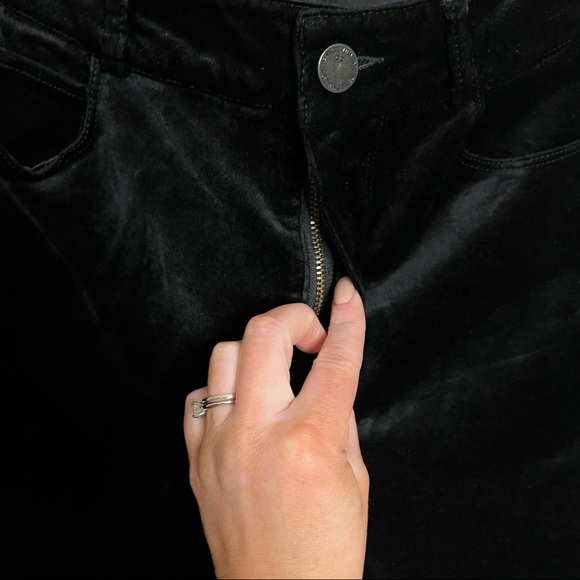 Paige Hoxton Ankle - Black Overdye Velvet size 28, skinny - Picture 13 of 16